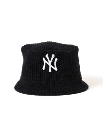 NEW ERA * BEAMS / 別注 Knit Bucket "New York Yankees" BEAMS ビームス メン 帽子 キャップ ブラック ホワイト ネイビー【送料無料】[Rakuten Fashion]