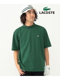 ＜MEN＞Lacoste for BEAMS GOLF / 別注 鹿の子 モックネックシャツ BEAMS GOLF ORANGE LABEL ビームス ゴルフ トップス スウェット・トレーナー グリーン ブラック【送料無料】[Rakuten Fashion]