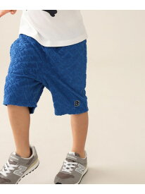 BEAMS mini / ロゴ パイル ショーツ 24SS(90~150cm) BEAMS mini ビームス ミニ パンツ その他のパンツ ブルー グレー オレンジ[Rakuten Fashion]