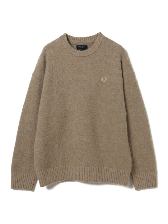 楽天市場】FRED PERRY / 別注 フラッフィ クルーネックニット 24AW 