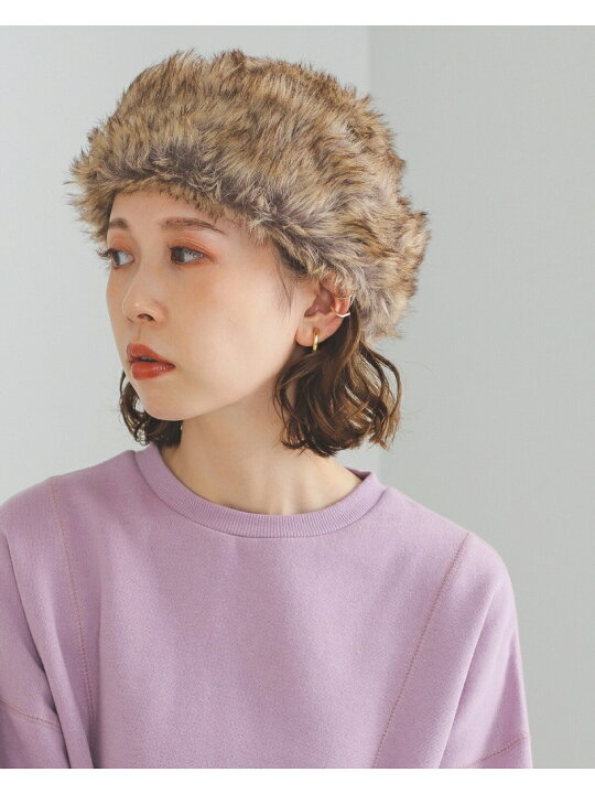 激安な ファーロシア帽 BEAMS EMODA ロシアン帽