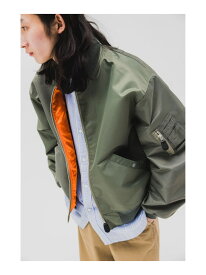 【SALE／30%OFF】BEAMS / ルーズフィット クレージー MA-1 BEAMS ビームス メン ジャケット・アウター ブルゾン・ジャンパー カーキ ブラック【RBA_E】【送料無料】[Rakuten Fashion]