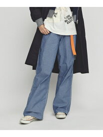 BEAMS BOY / シャンブレー ペインター パンツ BEAMS BOY ビームス ウイメン パンツ その他のパンツ ブルー ブラック【送料無料】[Rakuten Fashion]