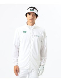 【SALE／30%OFF】ORANGE LABEL / USシリーズ エアシャット 2WAYブルゾン BEAMS GOLF ORANGE LABEL ビームス ゴルフ ジャケット・アウター ブルゾン・ジャンパー ネイビー ホワイト【RBA_E】【送料無料】[Rakuten Fashion]