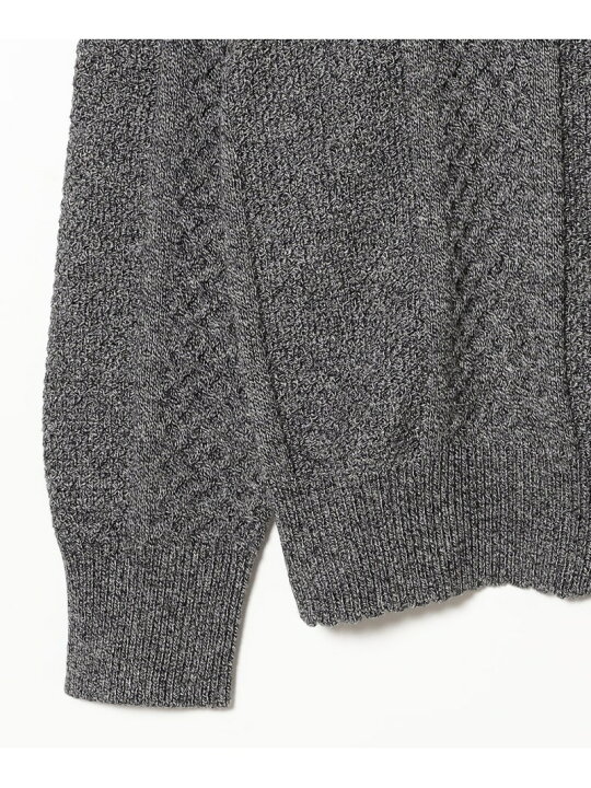 楽天市場】DeMarcoLab / CABLE KNIT ZIP SWEAT BEAMS T ビームスT 