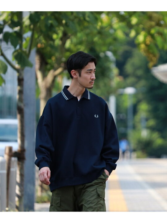 楽天市場】FRED PERRY * BEAMS / 別注 Long Sleeve Twin Tipped Shirt 