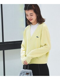 【SALE／30%OFF】【春まで着れる】LACOSTE for BEAMS BOY / 別注 Vネック カーディガン BEAMS BOY ビームス ウイメン トップス カーディガン【RBA_E】【送料無料】[Rakuten Fashion]