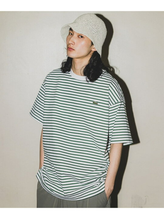 楽天市場】LACOSTE for BEAMS / 別注 細ピッチ ボーダー Tシャツ BEAMS 