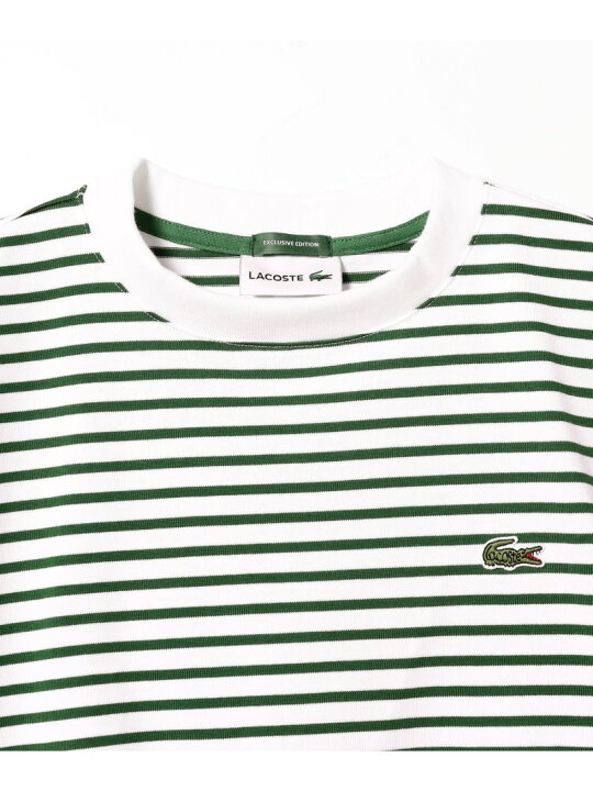 楽天市場】LACOSTE for BEAMS / 別注 細ピッチ ボーダー Tシャツ BEAMS 