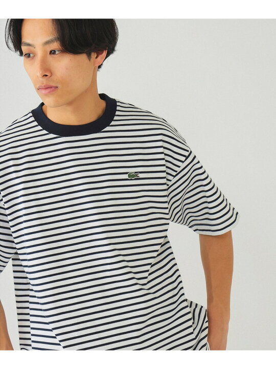 楽天市場】LACOSTE for BEAMS / 別注 細ピッチ ボーダー Tシャツ BEAMS 
