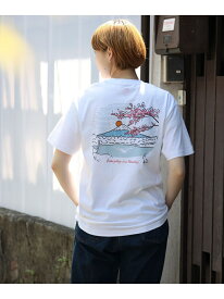 BEAMS JAPAN / 別注 富士山 Tシャツ BEAMS JAPAN ビームス ジャパン トップス カットソー・Tシャツ ホワイト【先行予約】*【送料無料】[Rakuten Fashion]