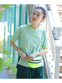 【SALE／50%OFF】【8/7再値下げ】ボーダー バインダー ショートスリーブ Tシャツ 機能性 BEAMS BOY ビームス ウイメン トップス カットソー・Tシャツ ブラック ブルー ピンク【RBA_E】[Rakuten Fashion]