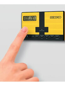 SEIKO / SPORTS TIMER CLOCK TOUCH PLATE 競泳 ミニスポーツタイマー bPr BEAMS ビームス メン インテリア・生活雑貨 時計 イエロー【送料無料】[Rakuten Fashion]