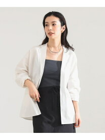 TICCA / シャツジャケット Demi-Luxe BEAMS デミルクス ビームス トップス シャツ・ブラウス ホワイト ネイビー【送料無料】[Rakuten Fashion]
