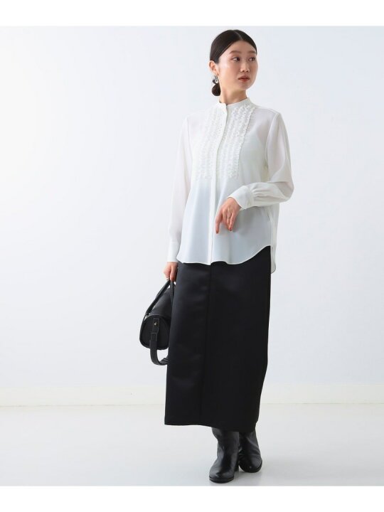 楽天市場】【SALE／30%OFF】フロントフリル ブラウス Demi-Luxe BEAMS 