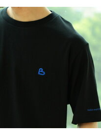 B-HEARTロゴ ワンポイント Tシャツ BEAMS HEART MEN ビームス ハート トップス カットソー・Tシャツ ホワイト ブラック【送料無料】[Rakuten Fashion]