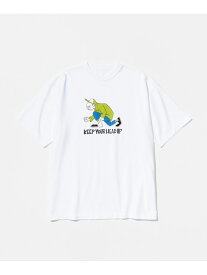 BEAMS T / Yusuke Hanai T-shirt BEAMS T ビームスT トップス カットソー・Tシャツ ホワイト【送料無料】[Rakuten Fashion]