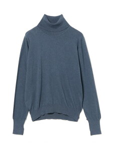 Turtle Neck 21G BEAMS PLUS �r�[���X ���� �g�b�v�X �j�b�g �u���[ �x�[�W�� �O���[�y���������z[Rakuten Fashion]