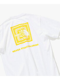 THE NORTH FACE / S/S Bandana Square Logo Tee BEAMS ビームス メン トップス カットソー・Tシャツ ブラック ホワイト【送料無料】[Rakuten Fashion]
