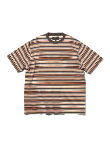 Pocket Tee Multi Stripe Tee BEAMS PLUS �r�[���X ���� �g�b�v�X �J�b�g�\�[�ET�V���c ���b�h �O���[�� �O���[�y���������z[Rakuten Fashion]
