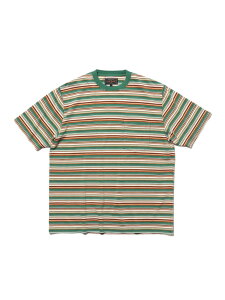Pocket Tee Multi Stripe Tee BEAMS PLUS �r�[���X ���� �g�b�v�X �J�b�g�\�[�ET�V���c ���b�h �O���[�� �O���[�y���������z[Rakuten Fashion]