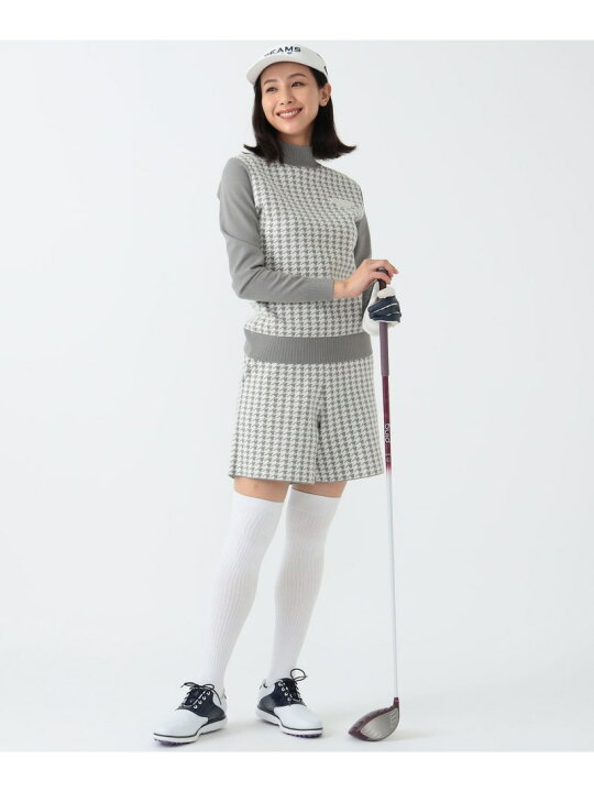 楽天市場】BEAMS GOLF PURPLE LABEL / ハウンドトゥース ニット  