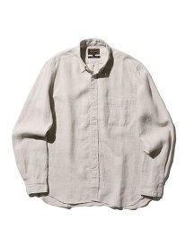 BEAMS PLUS｜リネン ソリッド ボタンダウン シャツ BEAMS PLUS ビームス メン トップス シャツ・ブラウス ホワイト ブルー グリーン【送料無料】[Rakuten Fashion]