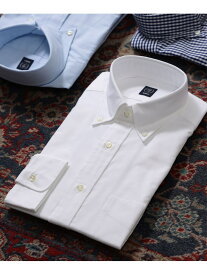 3プライ オックスフォード ボタンダウンシャツ BEAMS F ビームス メン トップス シャツ・ブラウス ホワイト【送料無料】[Rakuten Fashion]