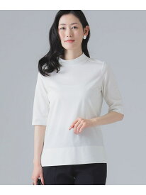 M・fil / ハイネック 3/4 プルオーバー EFFE BEAMS デミルクス ビームス トップス カットソー・Tシャツ ホワイト【送料無料】[Rakuten Fashion]