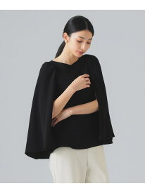 M・fil / ギャザー ケープ ブラウス EFFE BEAMS デミルクス ビームス トップス シャツ・ブラウス ブラック【送料無料】[Rakuten Fashion]