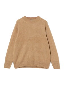 RENCONTRANT / �L������ �N���[�l�b�N�j�b�g BEAMS F �r�[���X ���� �g�b�v�X �j�b�g �u���E���y���������z[Rakuten Fashion]
