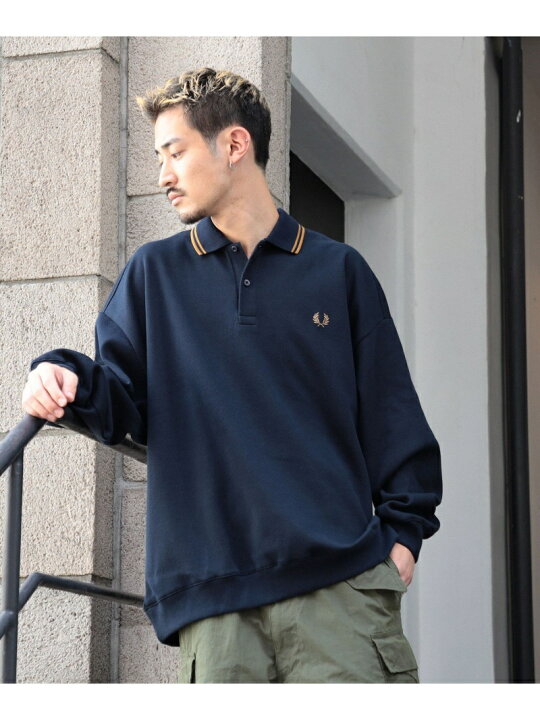 楽天市場】FRED PERRY * BEAMS / 別注 ピケ ロングスリーブ ポロシャツ 