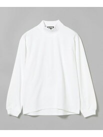 B.G.THREE / ALL-TIME プライムフレックス 天竺 モックネックシャツ【STRETCH】 BEAMS GOLF PURPLE LABEL ビームス ゴルフ トップス カットソー・Tシャツ ブラック ホワイト【送料無料】[Rakuten Fashion]