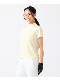 PURPLE LABEL / チェックジャカード リボン モックネック BEAMS GOLF PURPLE LABEL ビームス ゴルフ トップス カットソー・Tシャツ パープル イエロー【送料無料】[Rakuten Fashion]