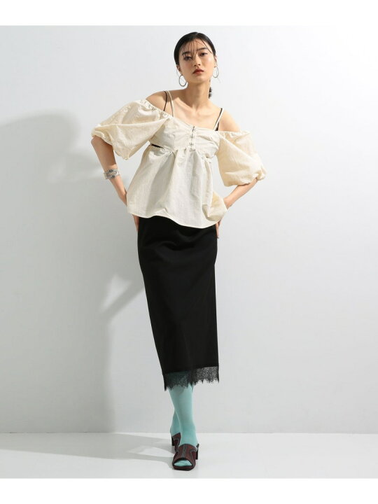 楽天市場】【SALE／50%OFF】2Way パフスリーブ ブラウス 24SS Summer 