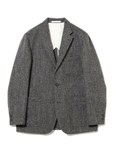 3B Jacket Harris Tweed BEAMS PLUS �r�[���X ���� �W���P�b�g�E�A�E�^�[ �e�[���[�h�W���P�b�g�E�u���U�[ �O���[�y���������z[Rakuten Fashion]