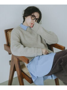 エドワード ショート プルオーバー 25AW 秋冬 ざっくり ゆるニット B:MING by BEAMS ビーミング ライフストア バイ ビームス トップス ニット ベージュ ネイビー レッド グレー【送料無料】[Rakuten F