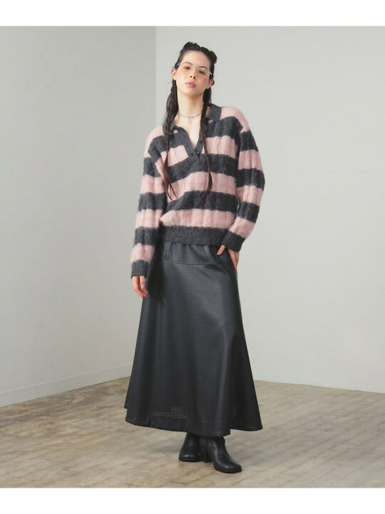 楽天市場】【SALE／40%OFF】ワイド ボーダー ポロ ニット Ray BEAMS 
