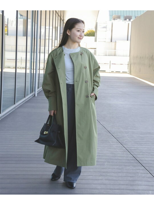 楽天市場】【SALE／50%OFF】【洗濯可】後ボタン ロングコート 26SS 