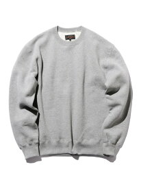 BEMAS PLUS ｜ レイズドバック クルーネック スウェット BEAMS PLUS ビームス メン トップス スウェット・トレーナー ホワイト ベージュ ブルー ピンク グレー ブラック カーキグリーン【送料無料】[Rakuten Fashion]