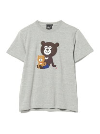 【SPECIAL PRICE】BEAMS T / シバ&ベアー Tシャツ BEAMS T ビームスT トップス カットソー・Tシャツ グレー ネイビー[Rakuten Fashion]