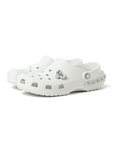 crocs / CLASSIC PINNACLE EMBELLISHMENT CLOG Ray BEAMS �r�[���X �E�C���� �V���[�Y�E�C �T���_�� �V���o�[�y���������z[Rakuten Fashion]
