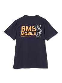 【SPECIAL PRICE】BEAMS T / モバイル Tシャツ BEAMS T ビームスT トップス カットソー・Tシャツ ホワイト ネイビー[Rakuten Fashion]