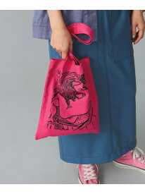 National Galleries Of Scotland * maturely / 別注 Print Bag BEAMS BOY ビームス ウイメン バッグ トートバッグ ブラック ピンク【送料無料】[Rakuten Fashion]