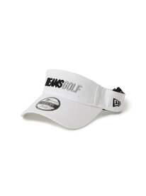 NEW ERA * BEAMS GOLF / 別注 サンバイザー BEAMS GOLF ビームス ゴルフ 帽子 キャップ ネイビー ホワイト【送料無料】[Rakuten Fashion]