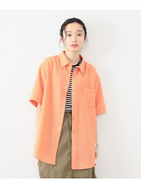 BEAMS BOY / ポリエステルメッシュ ボタンダウン シャツ BEAMS BOY ビームス ウイメン トップス シャツ・ブラウス グレー【送料無料】[Rakuten Fashion]