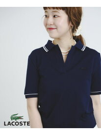 LACOSTE / Vネック ポロシャツ(M~L) 25SS おでかけ きれいめ 旅行 夏 B:MING by BEAMS ビーミング ライフストア バイ ビームス トップス ポロシャツ ブルー【送料無料】[Rakuten Fashion]