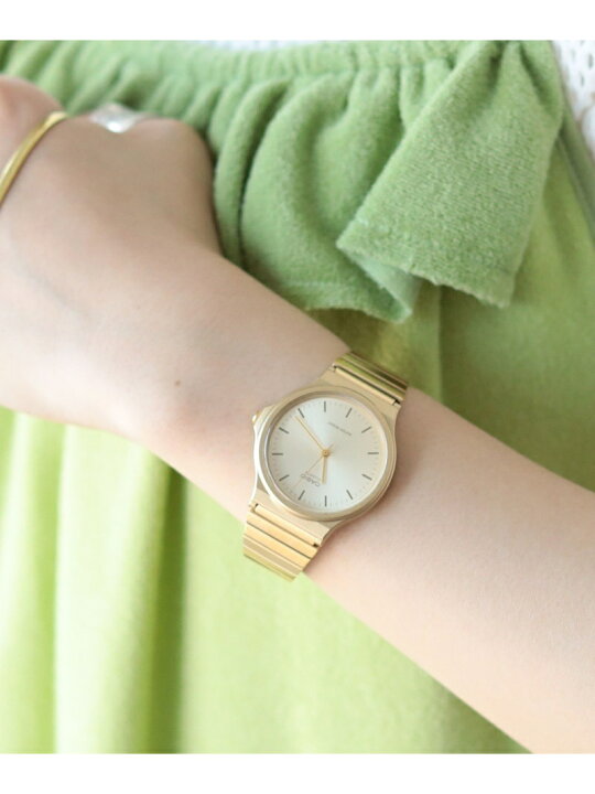 楽天市場 Casio Mq 24g 9ejf Beams Boy ビームス ウイメン ファッショングッズ 腕時計 ゴールド 送料無料 Rakuten Fashion Beams ビームス