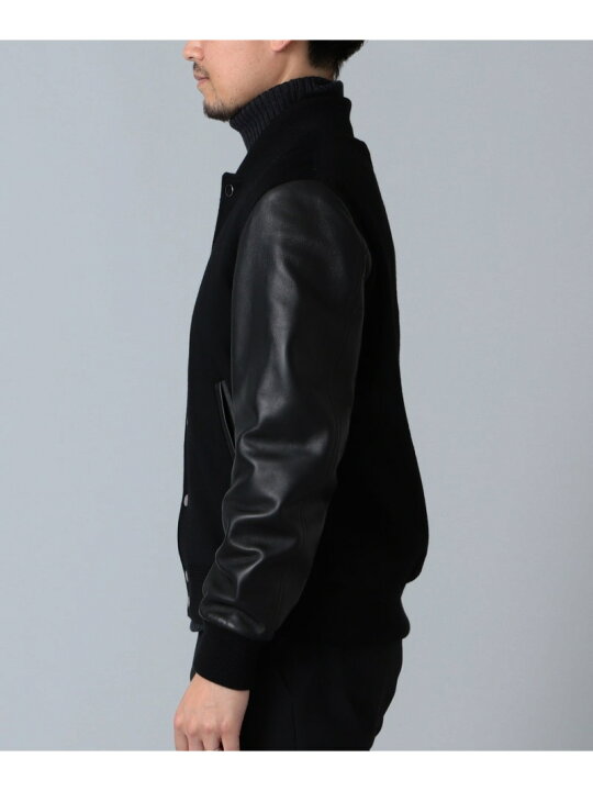 楽天市場】CINQUANTA / 別注 コンビレザー スタジャン BEAMS F  