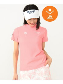 ＜WOMEN＞BEAMS GOLF PURPLE LABEL / スフィダンテ プラスリッチ モックネックシャツ 24SS BEAMS GOLF PURPLE LABEL ビームス ゴルフ トップス カットソー・Tシャツ ピンク【送料無料】[Rakuten Fashion]